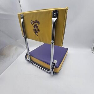 Vtg East Carolina Pirates Seat Cushion One Size Purple NCAA Football K R Indus